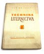 TECHNIKA LITERNICTWA    J. Wojeński    liternictwo