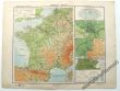 FRANCJA I BELGIA Mapa fizyczna 1939 1: 5 000 000