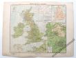 WIELKA BRYTANIA I IRLANDIA Mapa fizyczna 1939  1 : 5 000 000