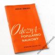 ODCZYT POPULARNONAUKOWY (Technika przygotowania i wygłoszenia)   	JAROSŁAW RODNIAŃSKI