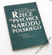 Rzecz o psychice NARODU POLSKIEGO ALEKSANDER BOCHEŃSKI