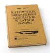 Katowickie środowisko literackie w latach 1945-1967  M. Fazan W. Nawrocki