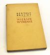 WIERSZE WYBRANE BERTOLT BRECHT