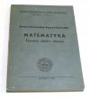 MATEMATYKA Elementy algebry liniowej  Barbara Pochwalska, Ryszard Pochwalski